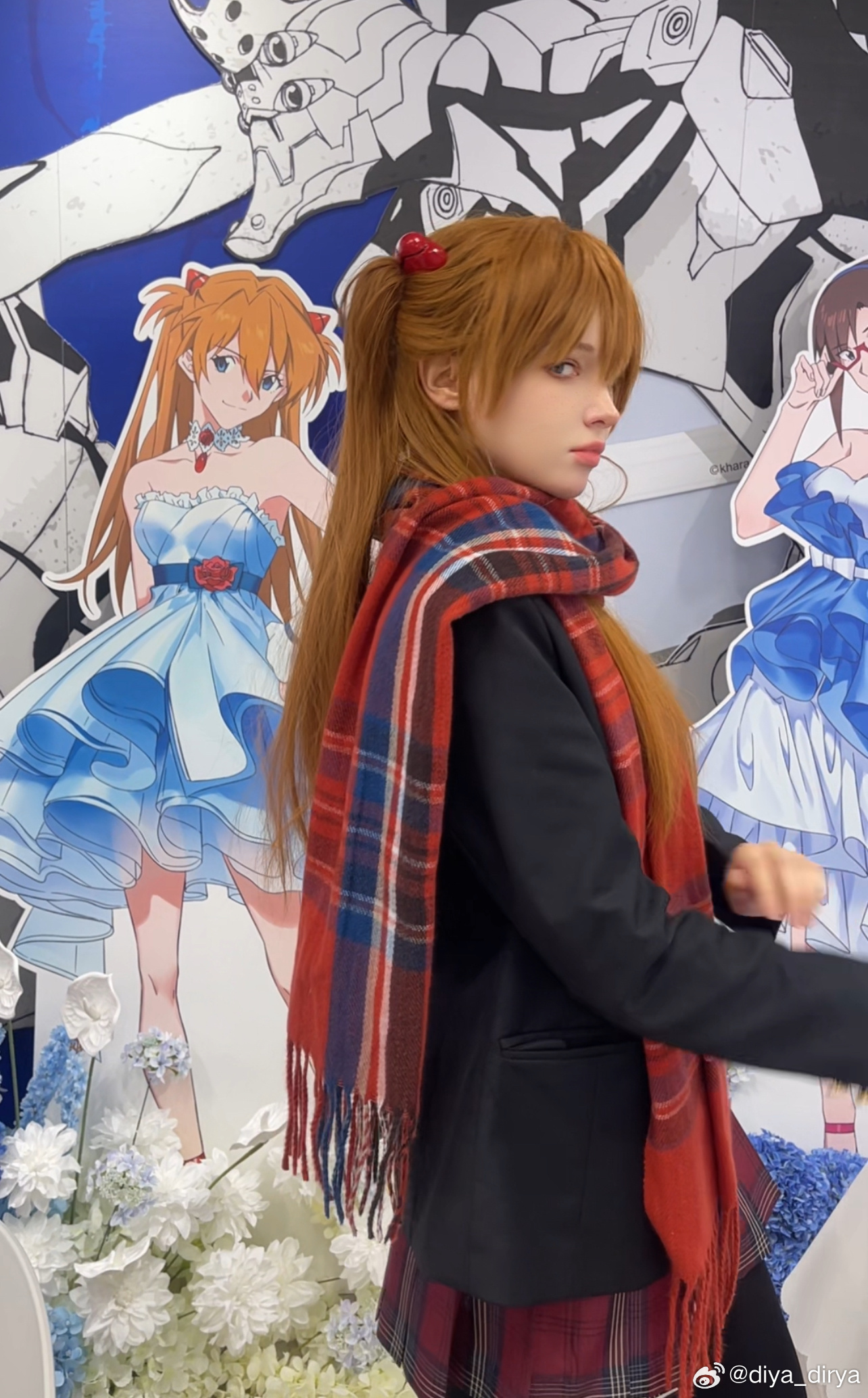 Asuka vibes brought to life! 🎀✨ Amazing cosplay by @diya_dirya on Weibo 🌟 Capturing the spirit of Neon Genesis Evangelion!&nbsp;