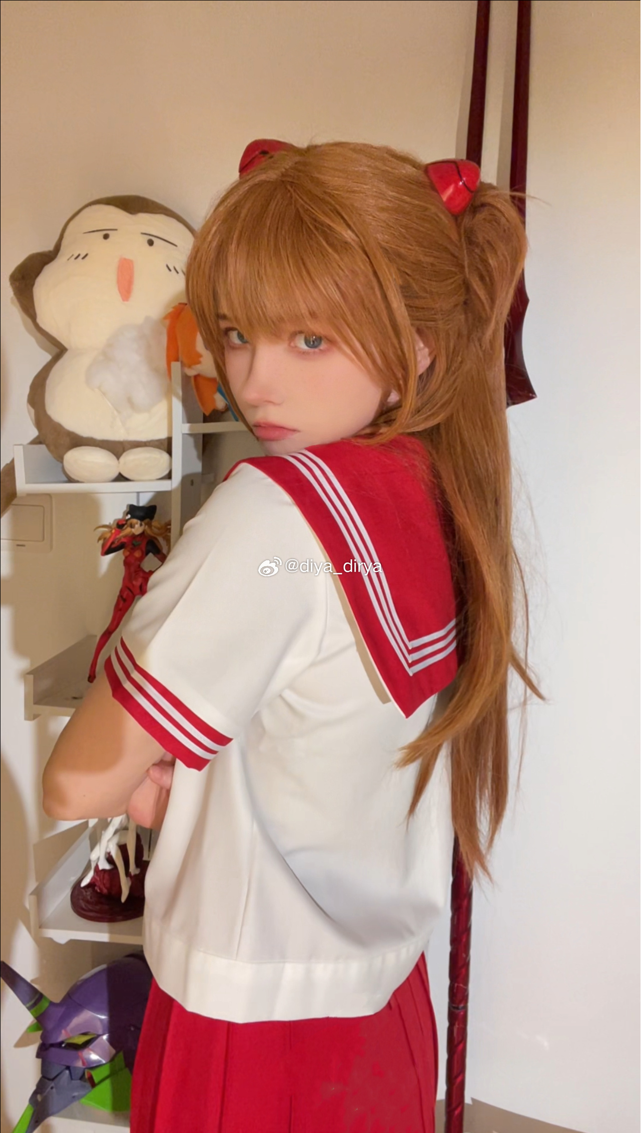 Asuka vibes brought to life! 🎀✨ Amazing cosplay by @diya_dirya on Weibo 🌟 Capturing the spirit of Neon Genesis Evangelion!&nbsp;